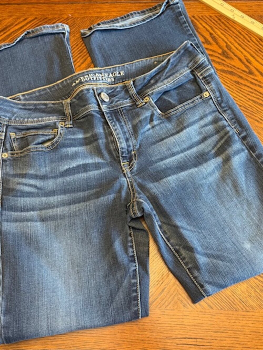 American Eagle Outfitters Women's Jeans Super Stretch Kick Boot Size 12